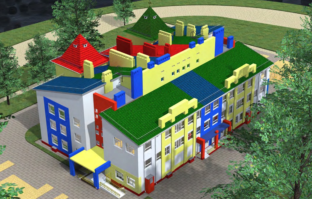 Детский сад апшеронск. Фасад здания детского сада. Детский сад здание. Проект здания детского сада. Фасад детского центра.